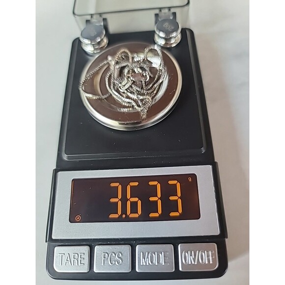 925 Sterling Silver Claddagh Pendant Necklace, Vintage - Picture 10 of 10